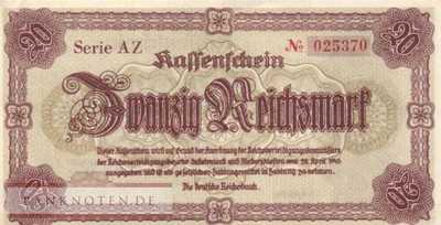 Deutschland - 20  Reichsmark (#DEU-262_AU)