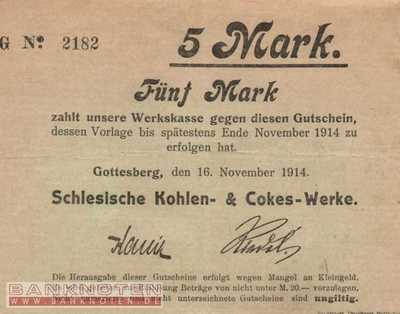 Gottesberg - 5  Mark (#DN14_129_6a_VF)