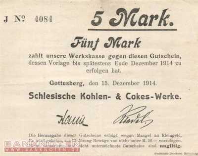 Gottesberg - 5  Mark (#DN14_129_8a_VF)