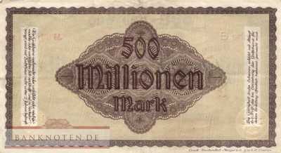 Dresden - 500 Millionen Mark (#I23_1072e-3_VF)