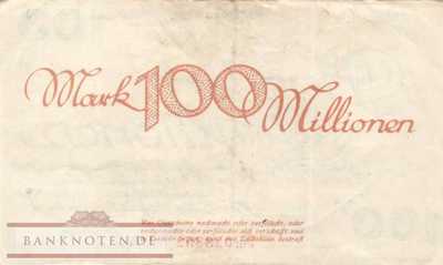 Dresden-Neustadt - 100 Millionen Mark (#I23_1121e-2_VF)