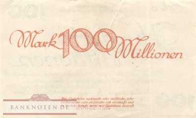 Dresden-Neustadt - 100 Millionen Mark (#I23_1121e-2_XF)