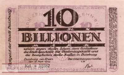Duisburg - 10 Trillion Mark (#I23_1179r-1_AU)