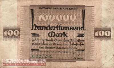 Essen - 100.000  Mark (#I23_1415a-4_VG)