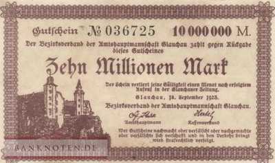 Glauchau - 10 Millionen Mark (#I23_1802a-3_XF)