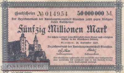 Glauchau - 50 Millionen Mark (#I23_1802a-4_XF)