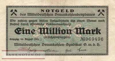 Leipzig - 1 Million Mark (#I23_3086b_VF)