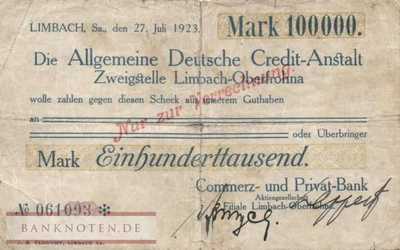 Limbach - 100.000  Mark (#I23_3275c_VG)