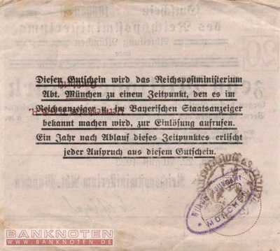 Reichspostministerium München - 10 Millionen Mark (#RP131_01c_F)