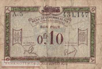 Deutschland - 0,10  Franc (#RPR-57_F)