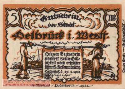 Delbrück - 5  Mark (#SS0261_1-5_UNC)