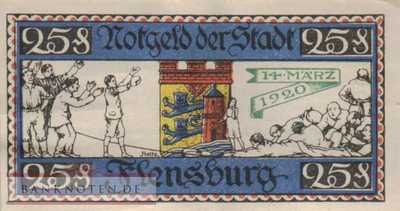 Flensburg - 25  Pfennig (#SS0369_6c_AU)