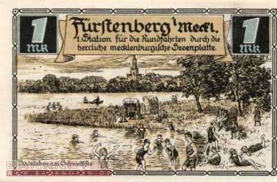 Fürstenberg in Mecklenburg - 1  Mark (#SS0402_12-5-1_UNC)