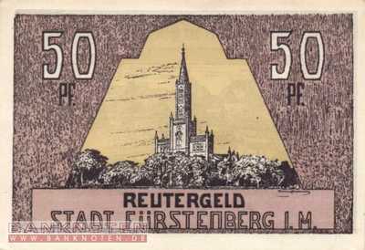 Fürstenberg in Mecklenburg - 50  Pfennig (#SS0402_15-3_UNC)