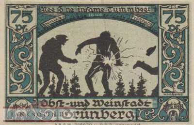 Grünberg (Schlesien) - 75  Pfennig (#SS0490_2a-3K_AU)