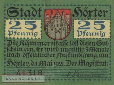 Höxter - 25  Pfennig (#SS0618_1-2_XF)