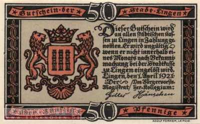 Lingen - 50  Pfennig (#SS0803_2a-2_UNC)