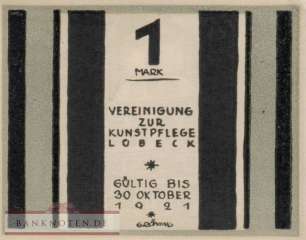 Lübeck - 1  Mark (#SS0832_1-3_UNC)