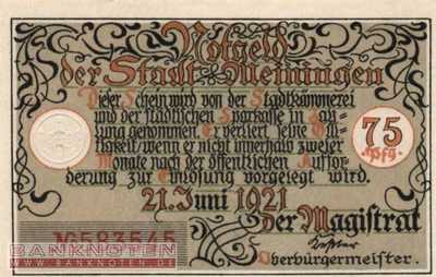 Meiningen - 75  Pfennig (#SS0877_2-2_UNC)