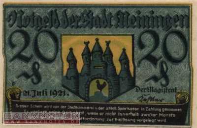 Meiningen - 20  Pfennig (#SS0877_3_UNC)