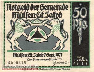 Mülsen-St. Jacob - 50  Pfennig (#SS0906_3-5_UNC)