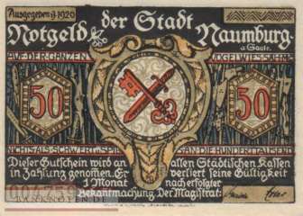 Naumburg - 50  Pfennig (#SS0928_2b-1_UNC)