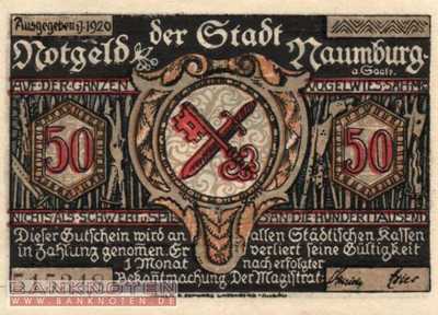 Naumburg - 50  Pfennig (#SS0928_3b-3_UNC)