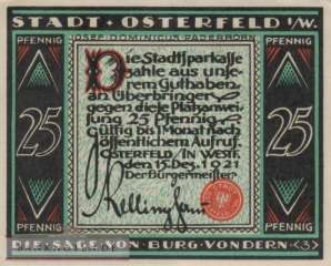 Osterfeld - 25  Pfennig (#SS1033_2-3_UNC)