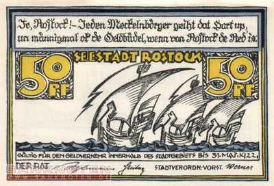 Rostock - 50  Pfennig (#SS1138_1-3_UNC)