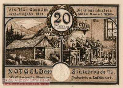 Stützerbach, Weimarischer Anteil - 20  Pfennig (#SS1287_3-2_UNC)