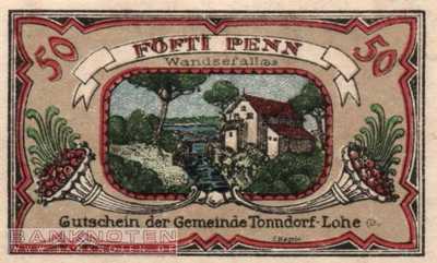 Tonndorf-Lohe - 50  Pfennig (#SS1330_1a-3_UNC)