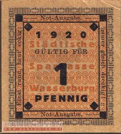 Wasserburg - 1  Pfennig (#SS1382_1-1-6_XF)