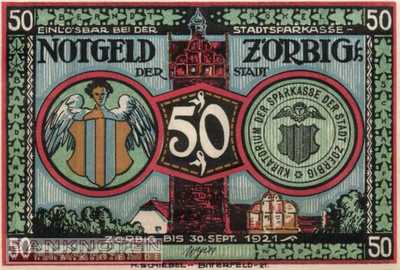 Zörbig - 50  Pfennig (#SS1475_4b-8_UNC)