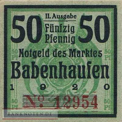 Babenhausen - 50  Pfennig (#VAB001_2c_UNC)