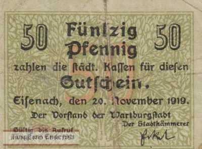 Eisenach - 50  Pfennig (#VAE010_3d_F)