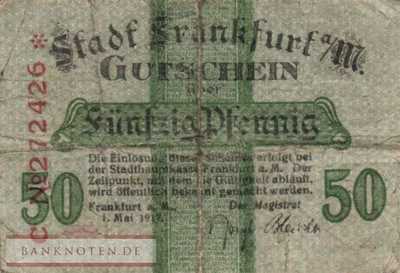 Frankfurt am Main - 50  Pfennig (#VAF016_1f_VG)