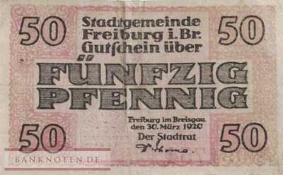 Freiberg - 50  Pfennig (#VAF021_4a_VG)