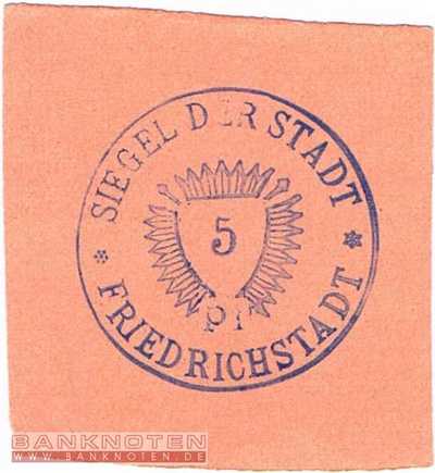 Friedrichstadt - 5  Pfennig (#VAF033_4b_UNC)