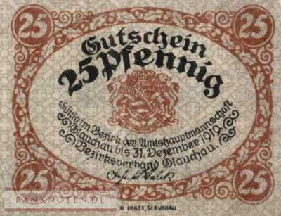 Glauchau - 25  Pfennig (#VAG018_2e_XF)