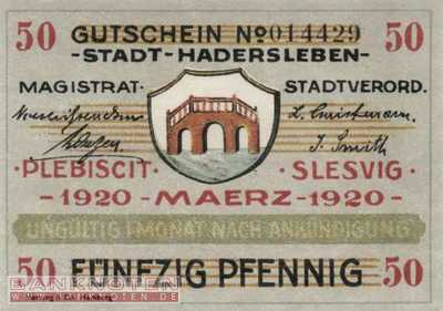 Hadersleben - 50  Pfennig (#VAH001_6_UNC)