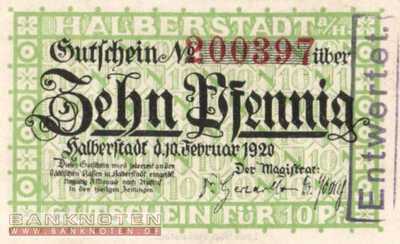 Halberstadt - 10  Pfennig (#VAH003_4aE_UNC)