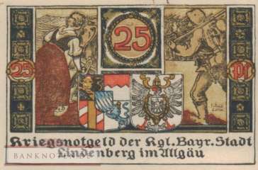 Lindenberg i. Allgäu - 25  Pfennig (#VAL047_4b_AU)