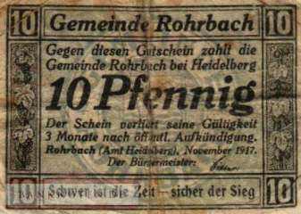 Rohrbach - 10  Pfennig (#VAR038_1a_VG)