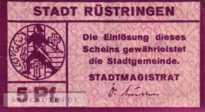 Rüstringen - 5  Pfennig (#VAR056_1b_AU)