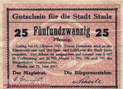 Stade - 25  Pfennig (#VAS096_1b_VF)