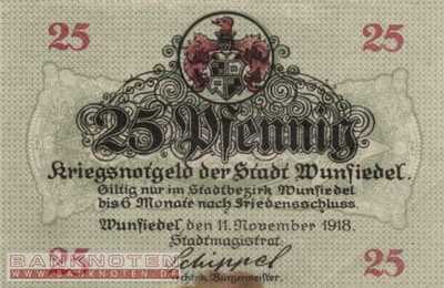 Wunsiedel - 25  Pfennig (#VAW066_2b_XF)