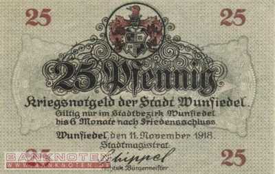 Wunsiedel - 25  Pfennig (#VAW066_4f_UNC)