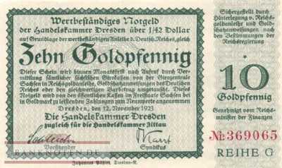 Dresden - 10  Goldpfennig (#WBN_D136-1-2_UNC)