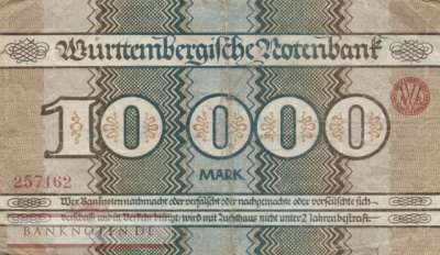 Württemberg - 10.000  Mark (#WTB13_F)