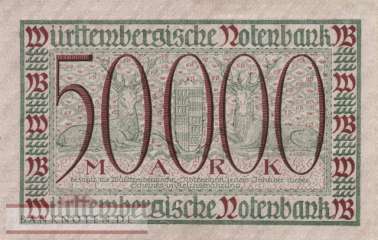 Württemberg - 50.000  Mark (#WTB14_XF)